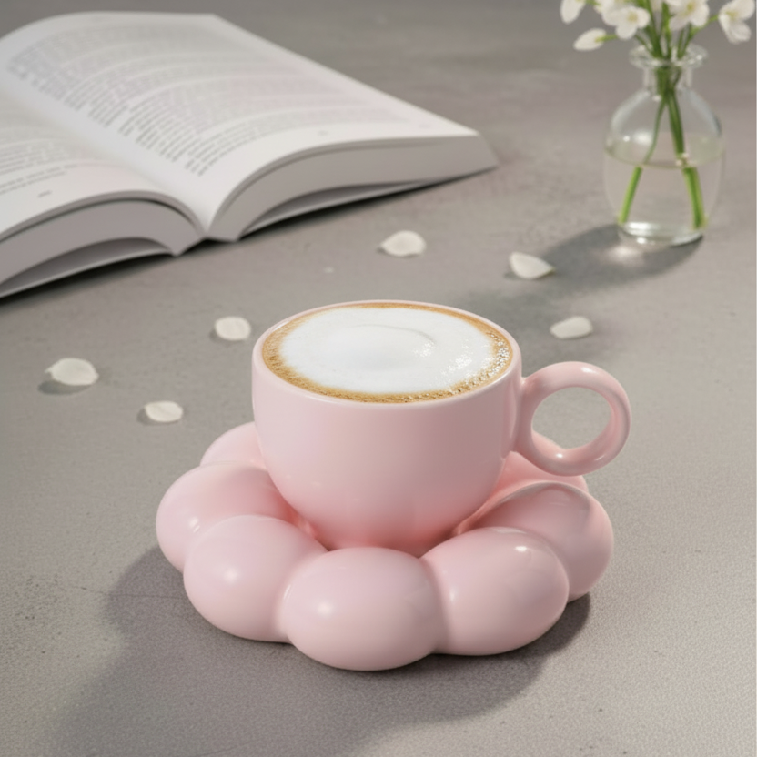 Cloud Coffee Cup & Saucer Set