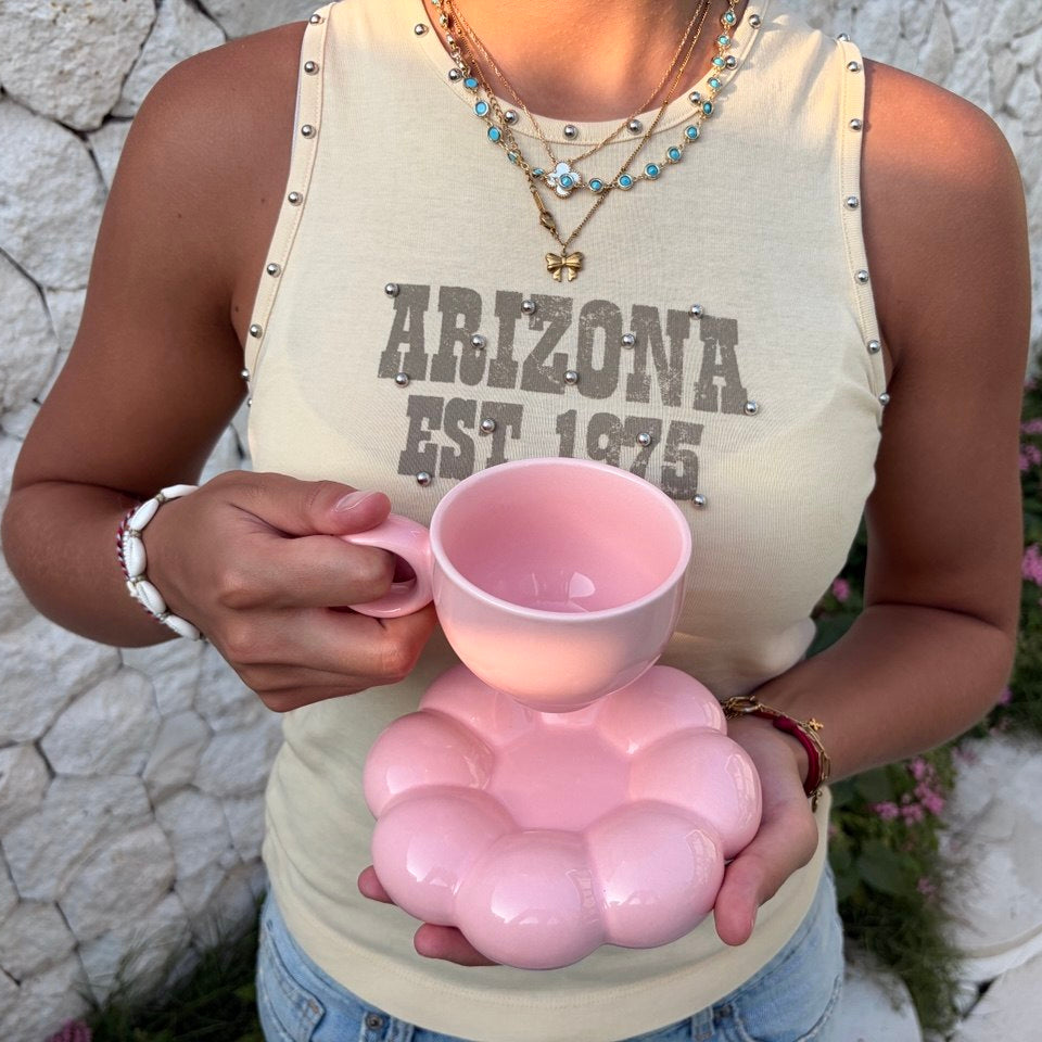 Cloud Coffee Cup & Saucer Set