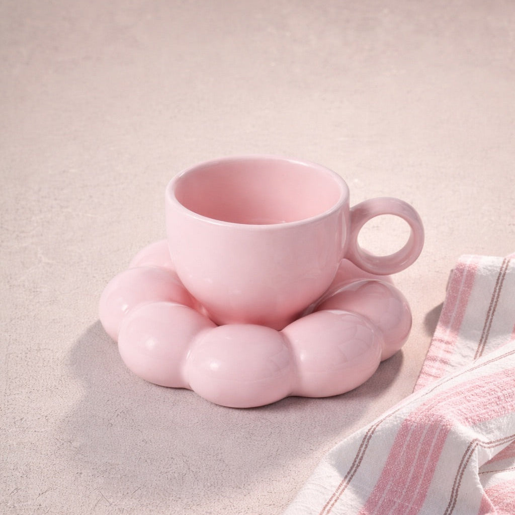 Cloud Coffee Cup & Saucer Set