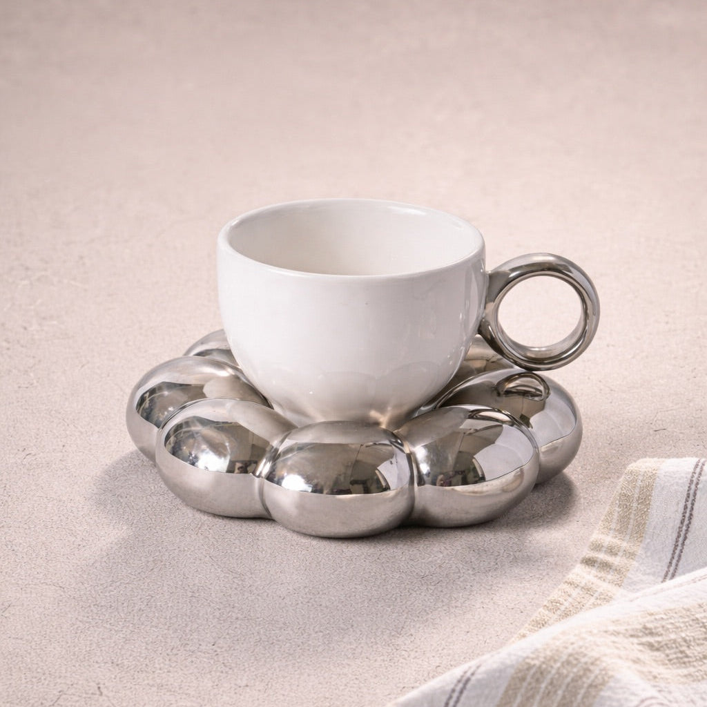 Cloud Coffee Cup & Saucer Set