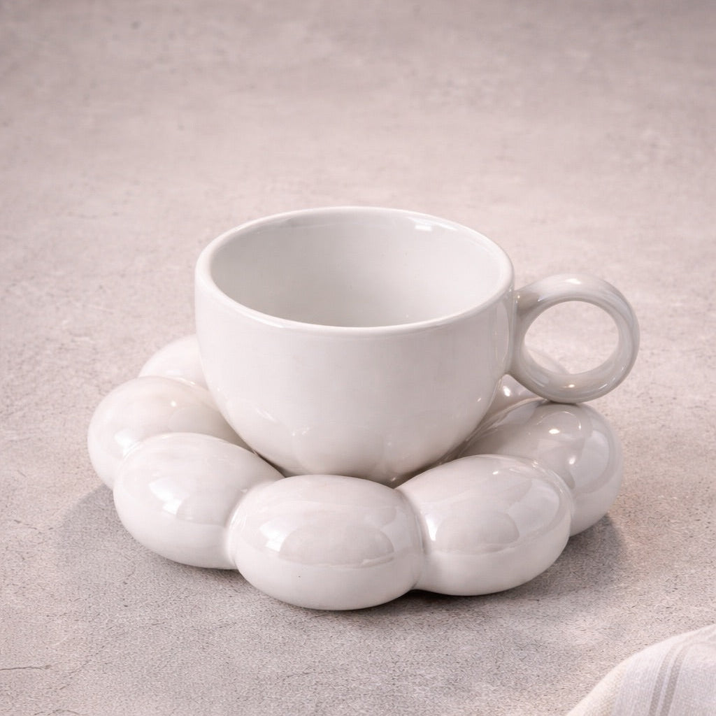 Cloud Coffee Cup & Saucer Set